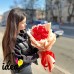 Крафт букет мини сердечки