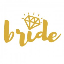 Временные тату на девичник Bride (1шт)